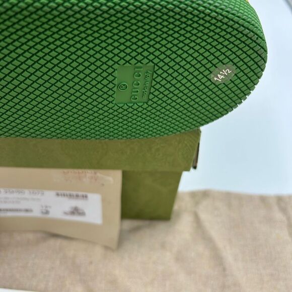 Men’s Gucci, leather high top basket sneakers size 14.5 made in Italy - Picture 8 of 11